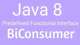 BiConsumer in java 8 || java 8 by Ponnam Jay || biconsumer java 8 example || java 8 tutorial ||