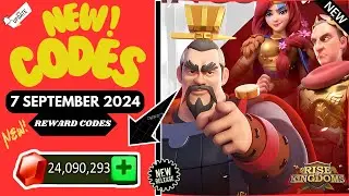 🌠 UPDATE🌠 RISE OF KINGDOMS CODES 7 SEPTEMBER 2024 - RISE OF KINGDOMS REDEEM CODES 2024 - CODE ROK