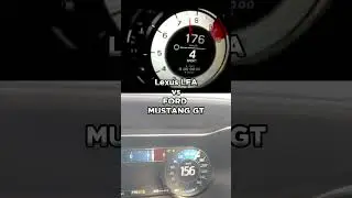 Lexus LFA vs Ford Mustang GT  #shorts #acceleration  #lexus #lfa #v10 #ford #mustang #v8