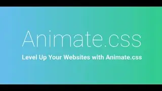 How to animate a website using animate.css