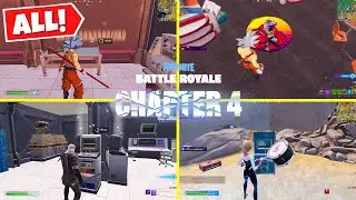 *ALL* 4 ENCRYPTED CIPHER QUESTS LOCATIONS (FREE Wrap, Spray & XP) | FORTNITE