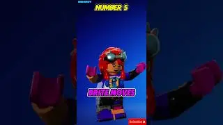 Top 5 LEGO Fortnite EMOTES (Chapter 5) #shorts #fortnite