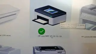 HP Laser MFP 135a 135w toner very low stop print copy scan solution