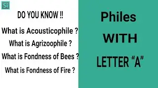 Phile Vocabulary Part - 1 with Letter A | Vocabulary Video MUST WATCH | Simplyinfo.net