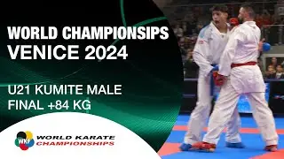 U21 KUMITE MALE +84 KG FINAL | M. AVANZINI (ITA) VS A. BOSTANDZIC (BIH) | WORLD KARATE FEDERATION