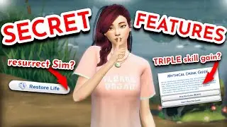 These *base game* secrets will TOTALLY make your Sims 4 BETTER!!!