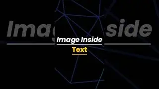 9/50 Tricks: Image inside Text | HTML CSS JS Tricks #webdesign   #htmlcssjavascript #css #html