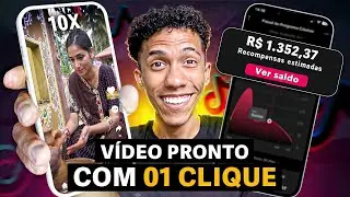 COMO CRIAR VÍDEOS COM 1 CLIQUE PARA MONETIZAR UM PERFIL DO TIKTOK RÁPIDO