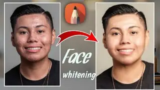 Face whitening tutorial | sketchbook photo Editing Tutorial | New editing Trick