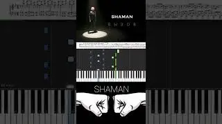 SHAMAN - ВЫЗОВ (кавер на пианино, ноты, Synthesia) #shaman #шаман #вызов