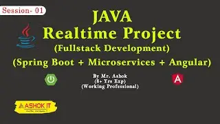 Java Realtime Project (full stack development) | Online Training | Ashok IT