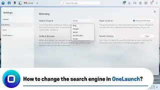 How to change the search engine in OneLaunch? (2023 Edition)