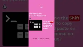 Linux Terminal - copy and paste without the Shift Key. #terminal #linux #linuxcommunity #howto #hope