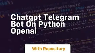 Chatgpt telegram bot on python openai