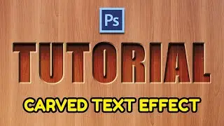 Cara Mudah Membuat Carved Text Effect di Photoshop