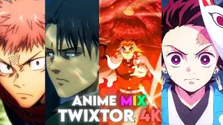 anime mix twixtor clips 4k no warps