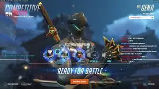 FASTEST GENJI IN OW 2! NECROS GENJI GAMEPLAY OVERWATCH 2 SEASON 4 TOP 500