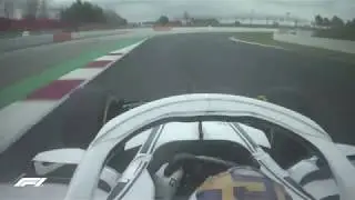 F1 2018 On Board HALO (SAUBER) + Spin