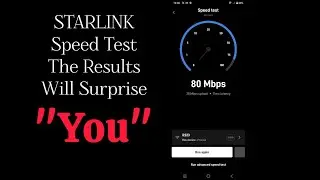 STARLINK SPEED TEST  UNBELIEVABLE RESULT
