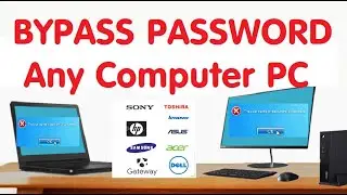 How REMOVE Password Any Computer Desktop Laptop PC (Bypass Forgot PW Hack Skip Login Cant Remember)