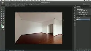 Photoshop Tutorial - Digitally paint the walls in a photo