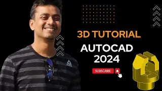AutoCAD 3D Tutorial for Beginners || AutoCAD 3D modeling mechanical
