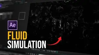 How to Create FLUID SIMULATION - After Effects Tutorial (NO PLUGIN)