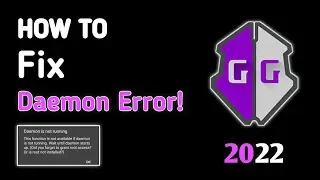 How To Fix Failed To Run Daemon On Game Guardian Full Tutorial 2022 | GG Error Solution