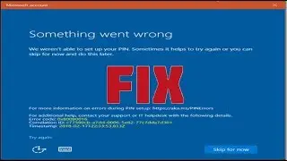Something Went Wrong Error 0x80090016 on Windows 10