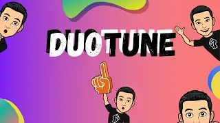 quick tutorial on how to use duotone effect in Canva