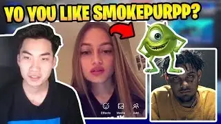 RICEUGM CALLS SMOKEPURPP'S EX GIRLFRIEND MIKE WAZOWSKI LOOKALIKE AND SHE GETS ROASTED LIVE ON STREAM