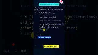 Python Programming ASMR - List Comprehension vs Loops #asmr #shorts #python #programming