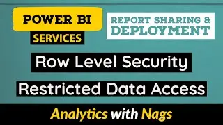 What is Row Level Security (RLS) - Restricted Data Access - Power BI Service (9/30)