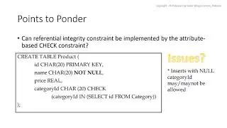 Attribute and Tuple Level Constraints | SQL | English | 9-5
