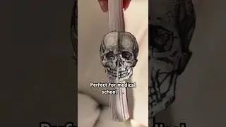 DIY -Skull bookmark (cutie)💀🩺