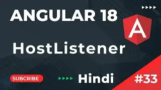 Hostlistener In Angular | Custom Directive in Angular | Angular 18 Tutorial In Hindi  | Part 33