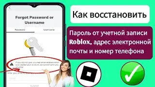 Как сбросить пароль Roblox без электронной почты (2024) Верните свою учетную запись Roblox..