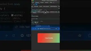Linear Gradiant with chrome dev tools 