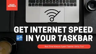 How to set Real Time Internet Speed Taskbar Utility Tool