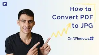 How to Convert PDF to JPG on Windows | Wondershare PDFelement 8