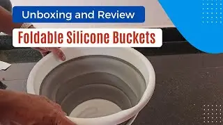 Foldable Bucket or Collapsible Bucket or Portable Handle Folding Bucket or Silicone Bucket
