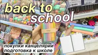 ГОТОВИМСЯ К ШКОЛЕ Back to School 2024! бэк ту скул покупки канцелярии