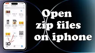 How to open zip files on iPhone