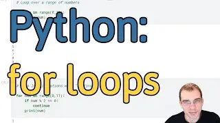 How to Make a For Loop in Python