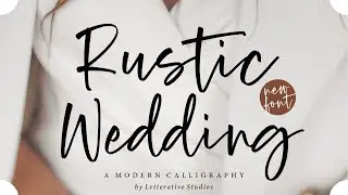 Rustic Wedding Font | Script Fonts | Download Free Font | Handwritten Font | Wedding Font