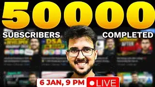 50000 Subscriber competed ❤️ LIVE Session 