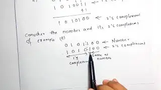 2s complement of binary number | solved example