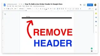 How To Remove Header In Google Docs - [ New Update ]