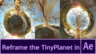 Reframe Tiny Planet in After Effects Tutorial, Native Effects, 360 videos and photos