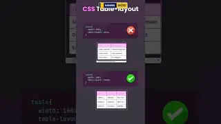 Responsive Table in HTML & CSS #css #html #webdevelopment  #html5  #webdesign #new #programming